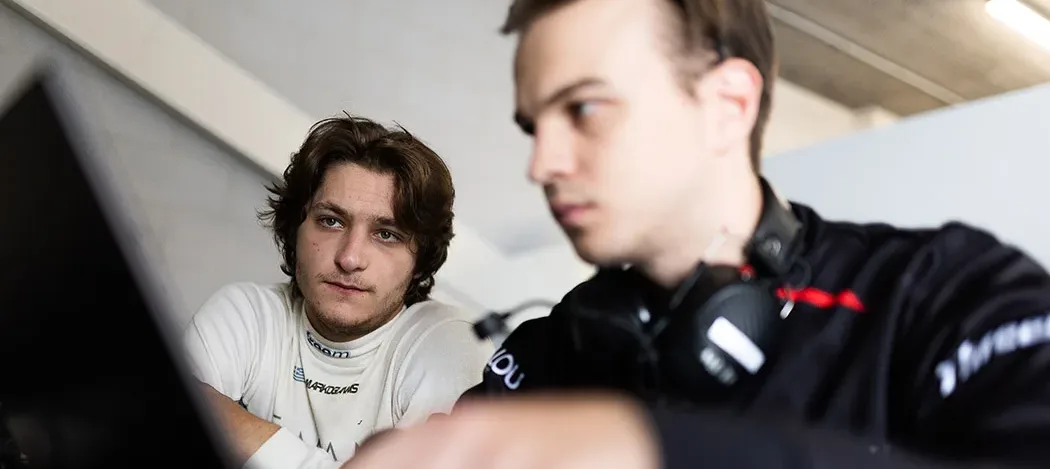 Georgis And Engineer preparing his career at Palou Motorsport
